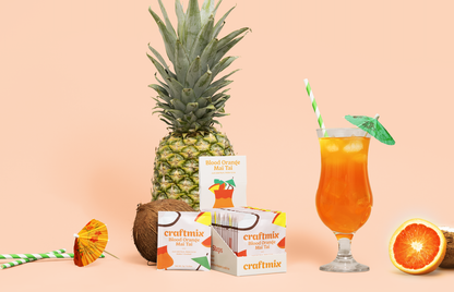 Blood Orange Mai Tai Cocktail / Mocktail Mixer