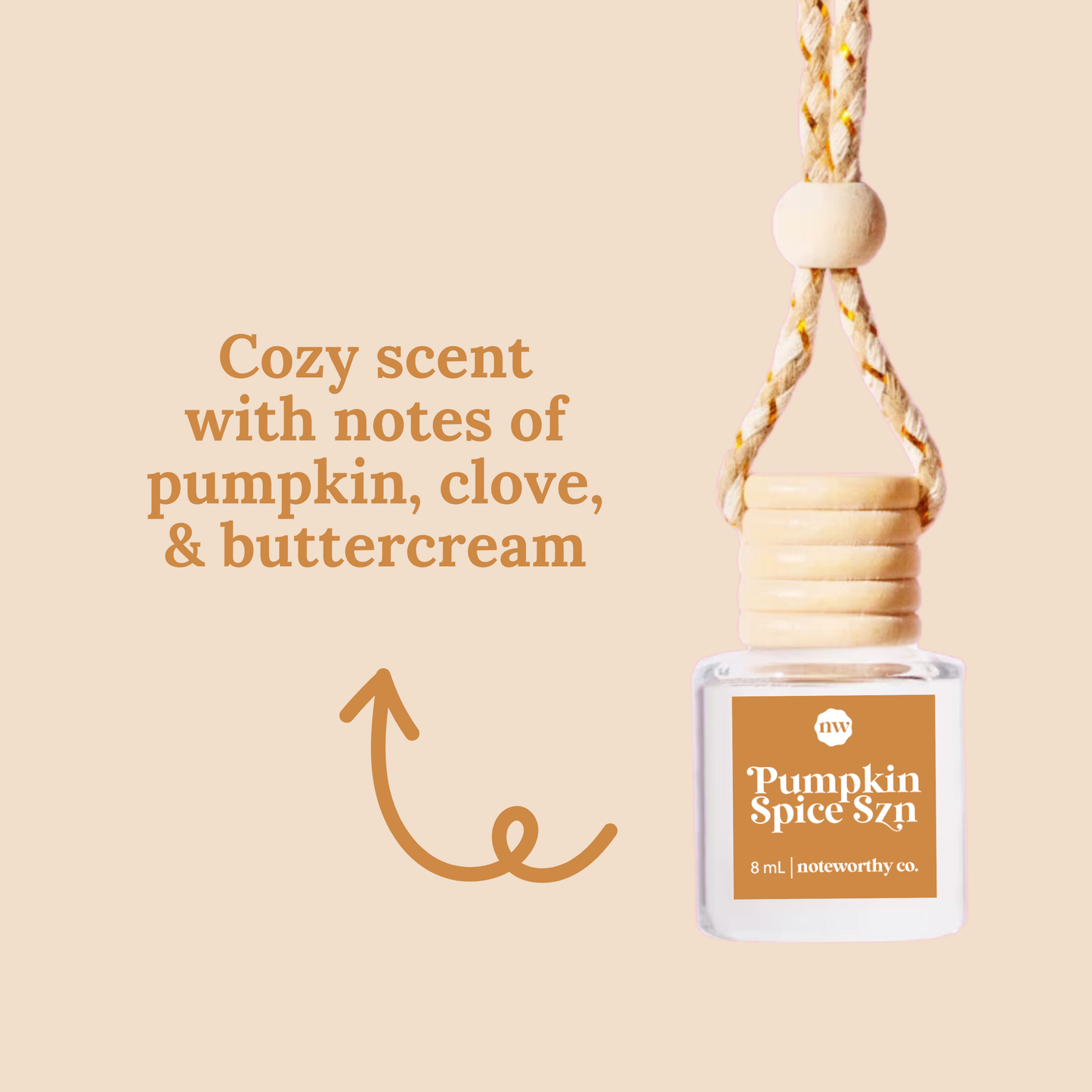 Car Diffusers | Fall + Halloween Scents (2025): Mylar Bags / Pumpkin Caramel