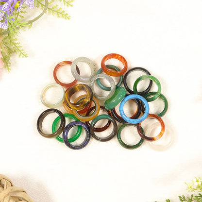 Assorted Semi-Precious Gem Stone Rings