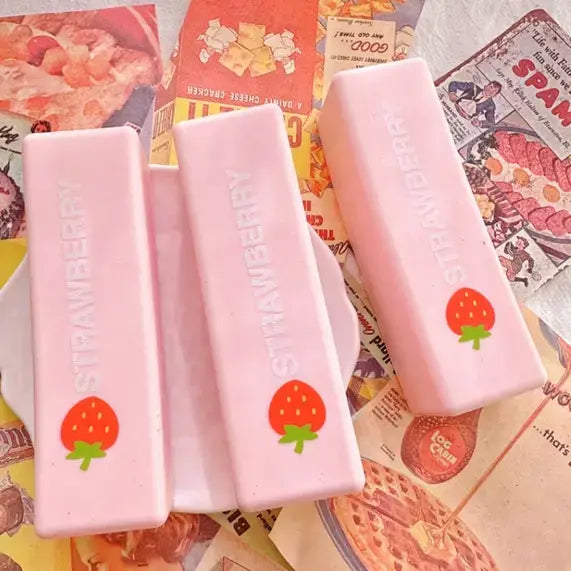 Strawberry Butter Stick Squishy Toys Slow Rising Stress Toy: Strawberry Stick Slow Rising(13.5cm) / ONE SIZE