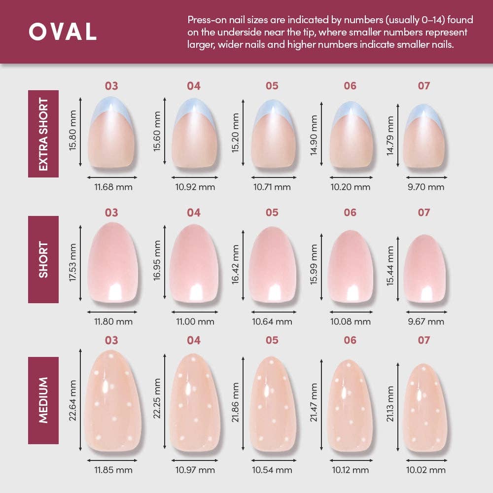 Spirited Sky Press-On Nails | Blue Gold Ombre Medium Oval