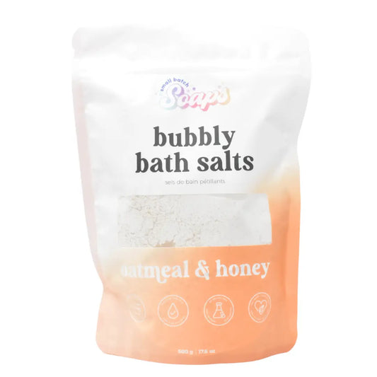 Oatmeal & Honey Bubbly Bath Salts