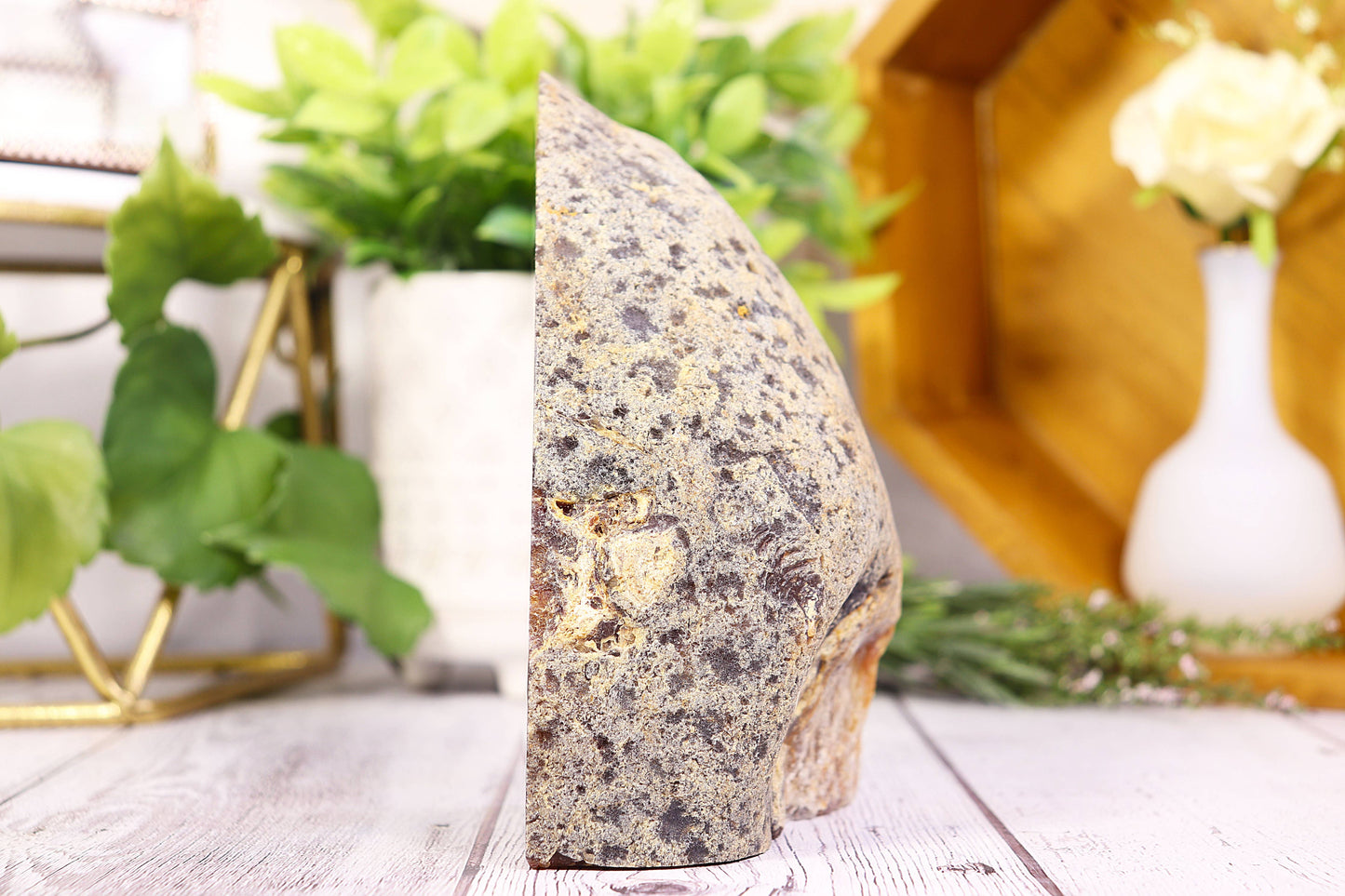 Natural Agate Bookend Pair