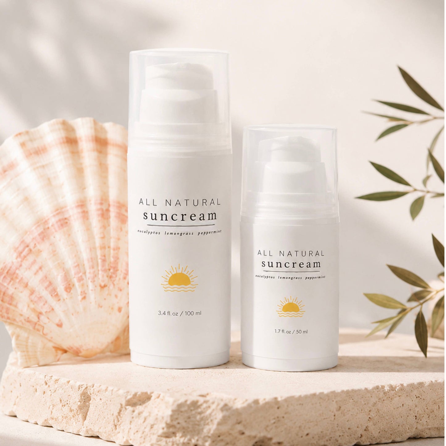 NEW - Zero Chemical Reef Safe Mineral Sunscreen: Bug repellant essential oils / 50ml