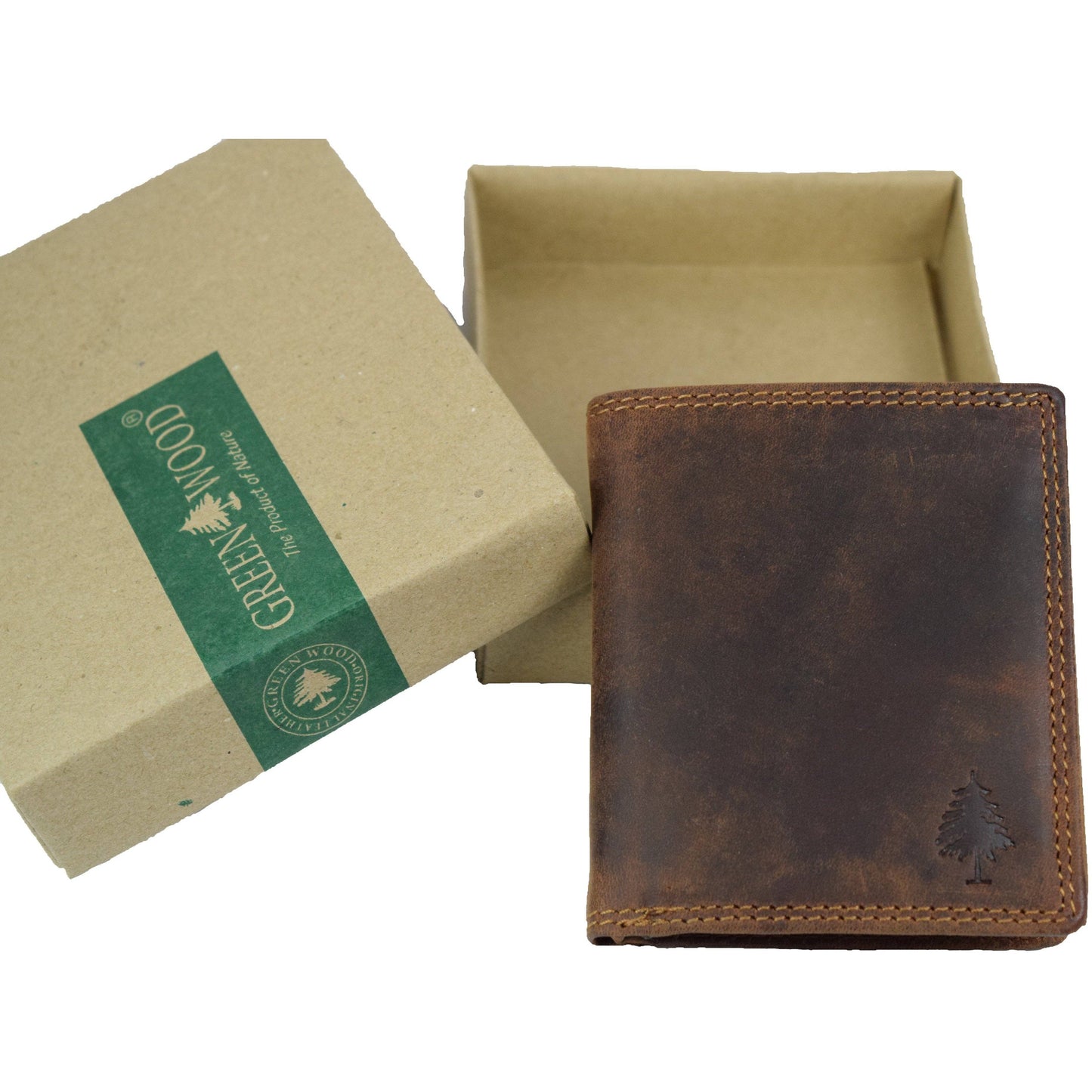 Men's Leather Wallet Tyler GW8115: Camel
