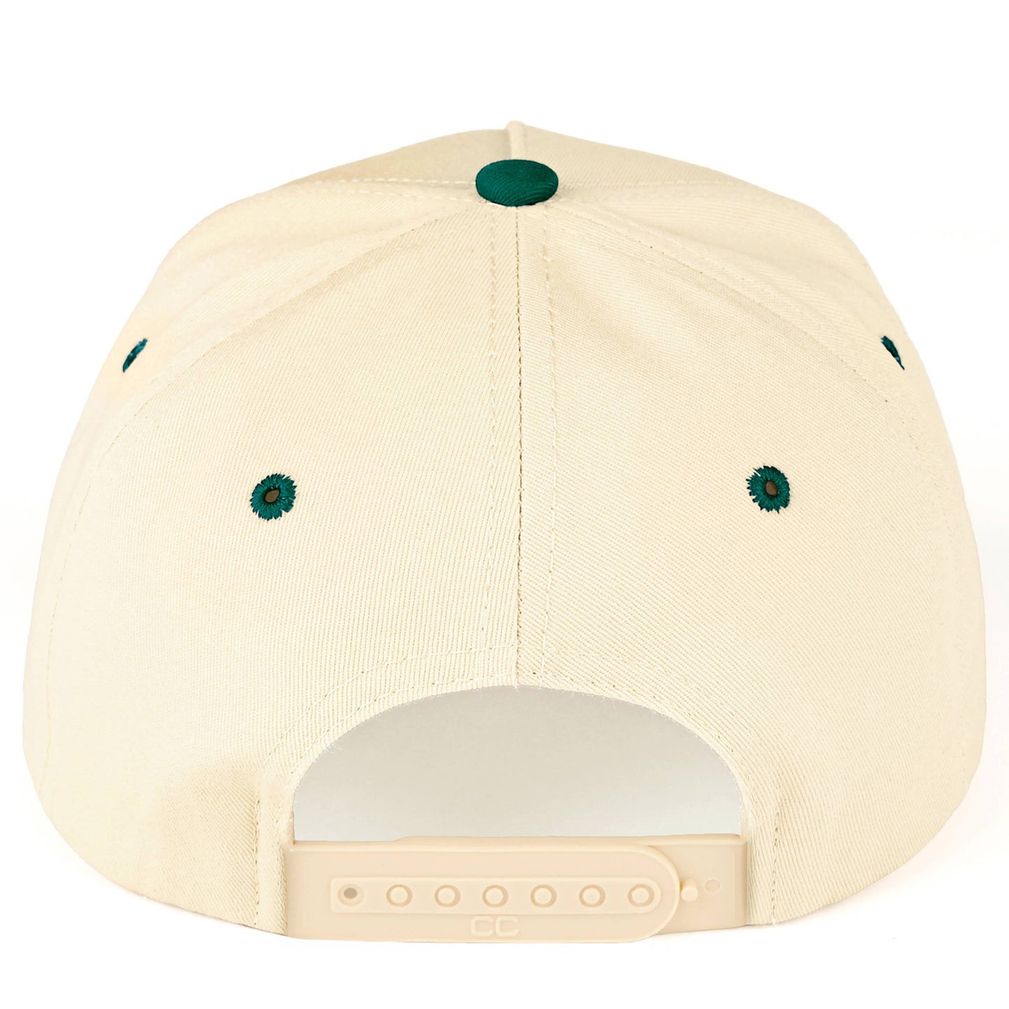C.C HOWDY GO LUCKY Letter on Two Tone Trucker Hat: Leopard