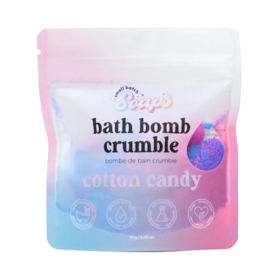 Cotton Candy Bath Bomb Crumble