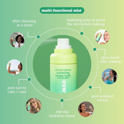 Coconut Dreams Calming Infused Water Facial Mist