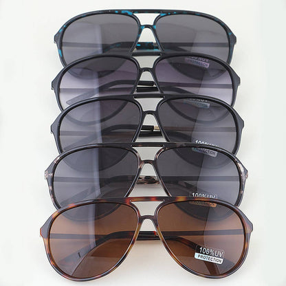 Modern Tortoise Aviator Sunglasses: MIX
