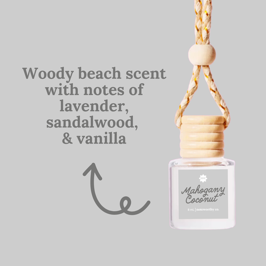 Car Diffusers | Spring & Summer (NEW 2026): Mylar Bags / Mahogany Coconut