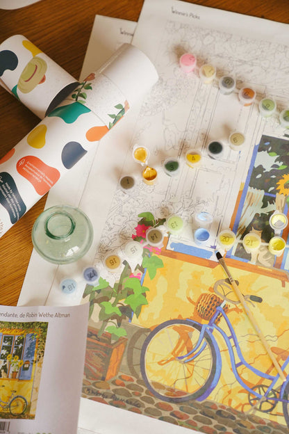 Vintage Wall Art Paint by Numbers Kit - A Woman of Independent Means - Spring 2025: 20x16in