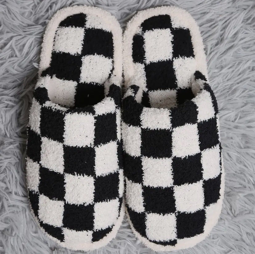 Checkerboard Slippers