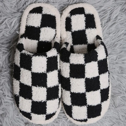 Checkerboard Slippers
