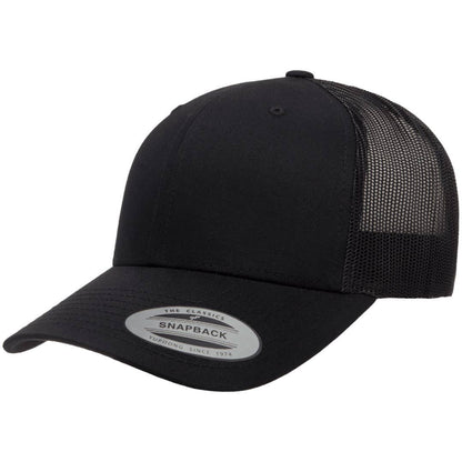 Lake Life (Custom) | Leather Patch Hat: Black / White