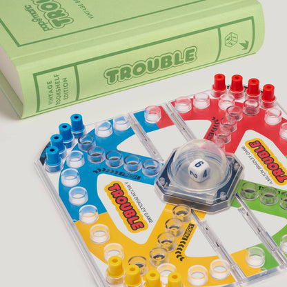 Trouble Vintage Bookshelf Edition