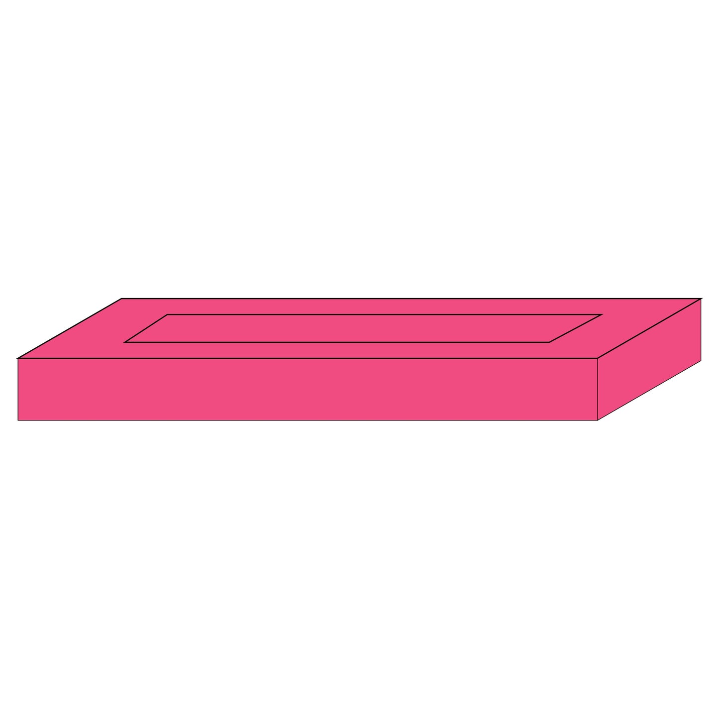 Pink Modular Display: Display Only (Not Filled)