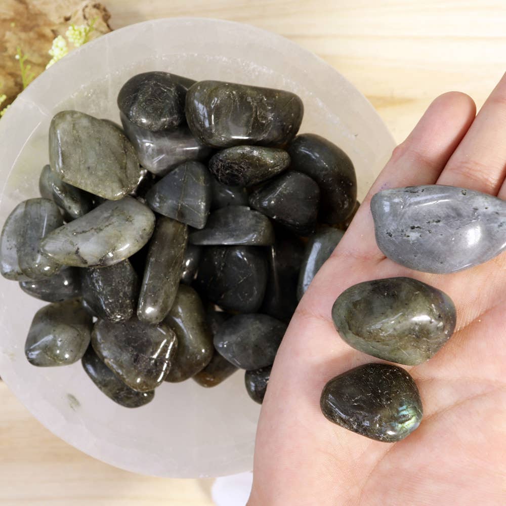 1 lb Labradorite Tumbled Stones