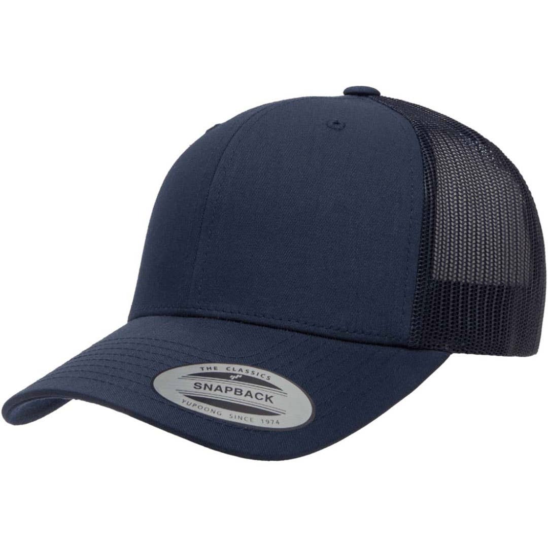 Lake Life (Custom) | Leather Patch Hat: Brown / Black