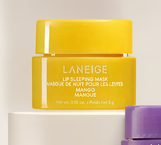 [LANEIGE] Lip Sleeping Mask, 4 Flavors – Mini (3g): Mango (Mini 3g)