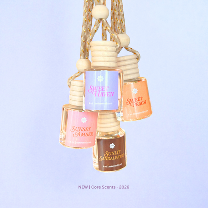 Car Diffusers | Core Scents (NEW 2026): Mylar Bags / White Cake