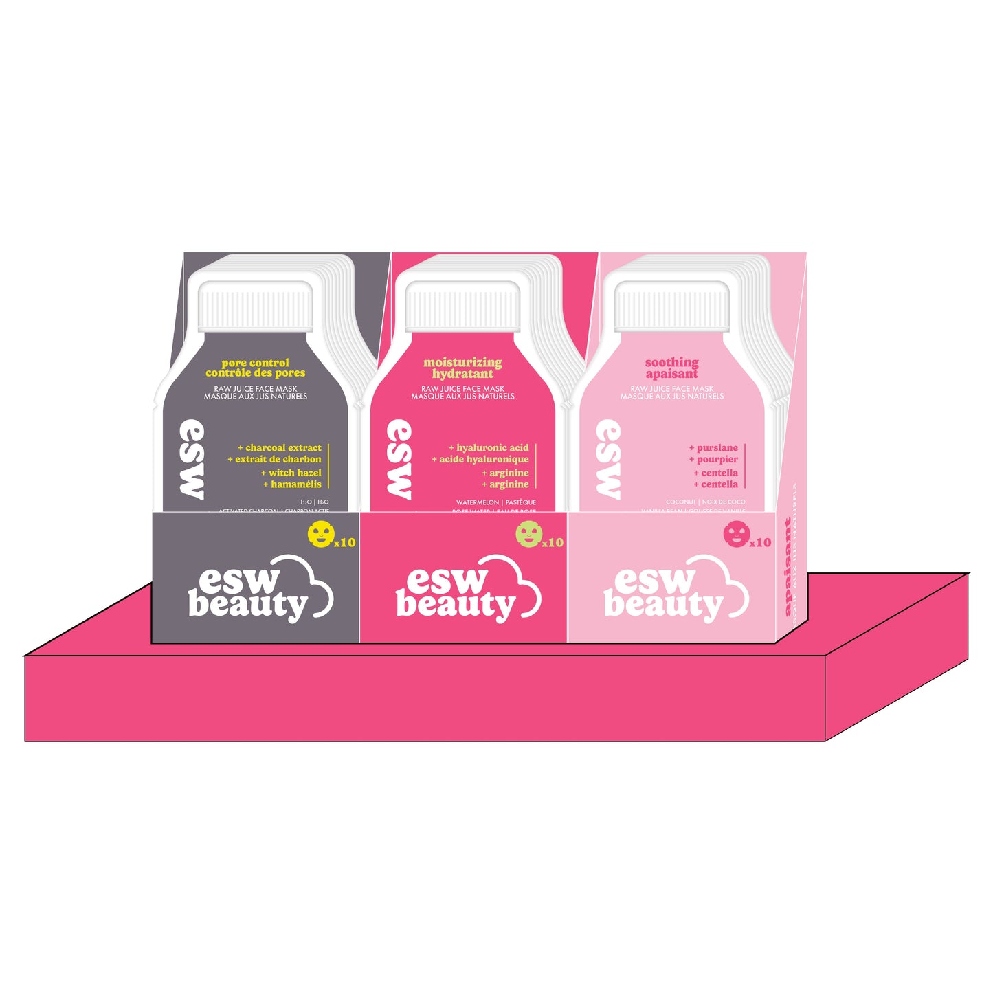 Pink Modular Display: Display Only (Not Filled)