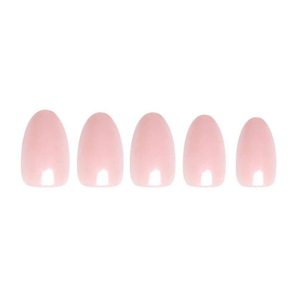 Pinch Me Press-On Nails | Short Oval | Blush Pink Glazed