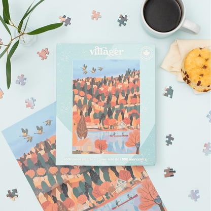 Changing Seasons | 1000-Piece Puzzle | Designed in Canada