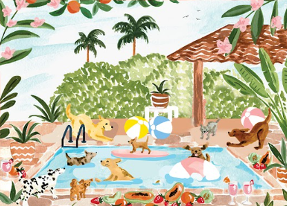 Pool Party | 250 Piece Puzzle | Designed in Canada