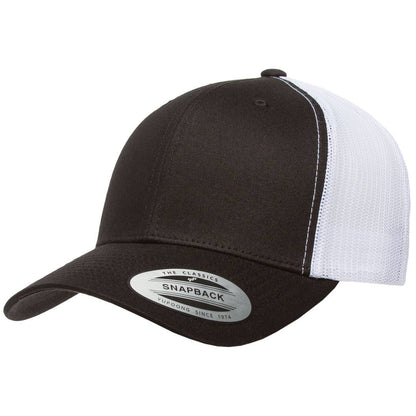 Lake Life (Custom) | Leather Patch Hat: Brown / Black