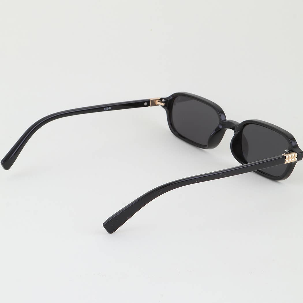Chic Pyramid Frame Round Sunglasses: MIX
