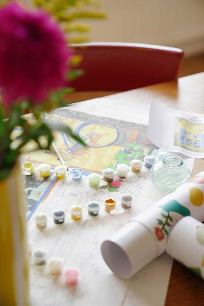 Vintage Wall Art Paint by Numbers Kit - A Woman of Independent Means - Spring 2025: 20x16in