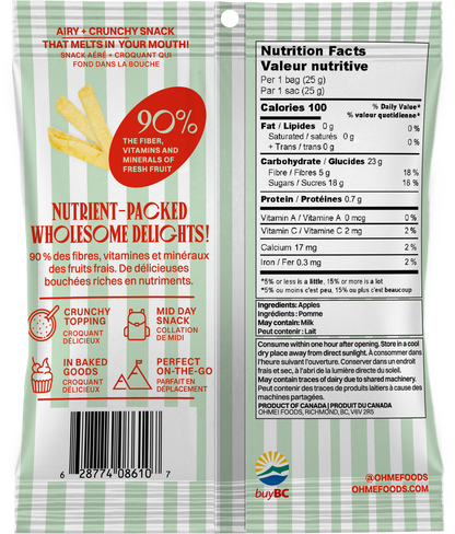 * NEW* Apple Fries (Snack Size)