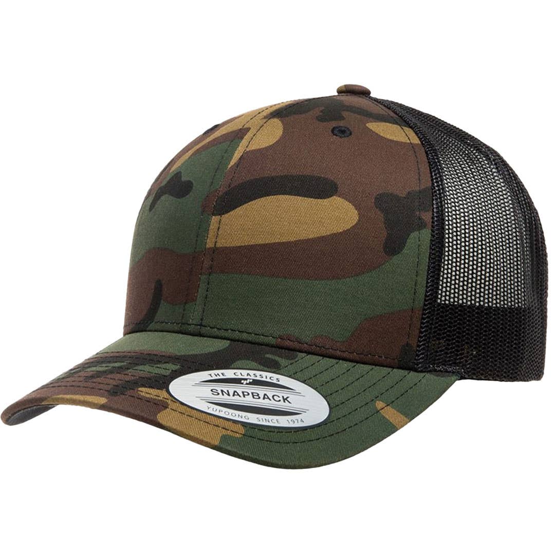 Lake Life (Custom) | Leather Patch Hat: Brown / Black