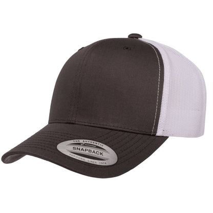 Lake Life (Custom) | Leather Patch Hat: Brown / Black