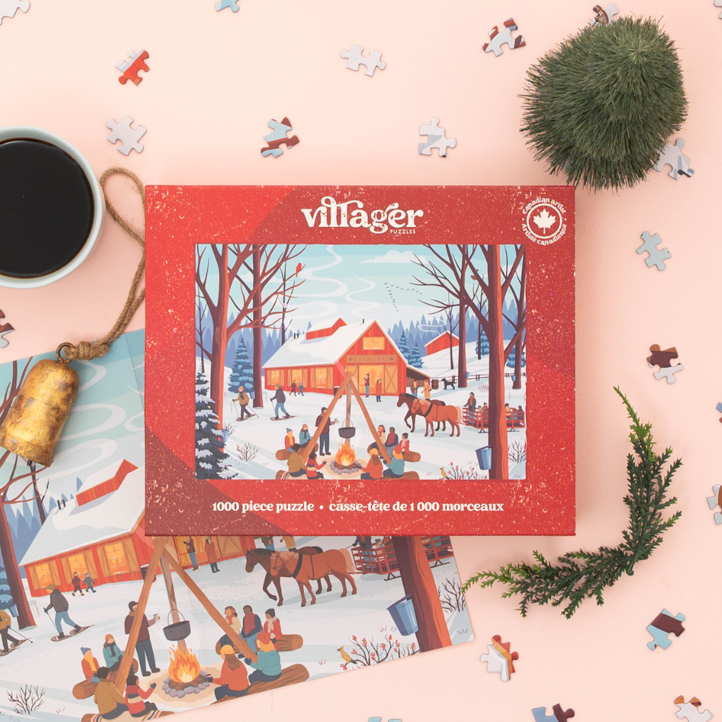 Cabane à sucre | 1000-Piece Puzzle | Designed in Canada