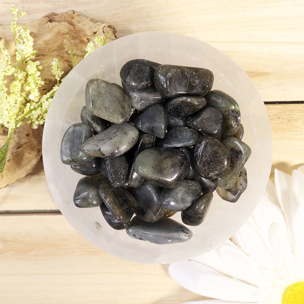 1 lb Labradorite Tumbled Stones