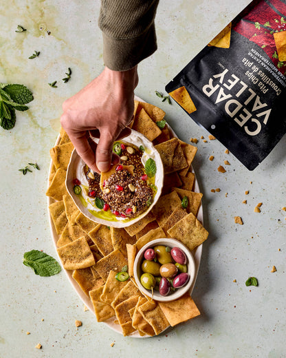 Mediterranean Za'atar Pita Chips