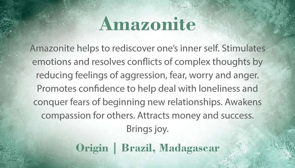 Crystal Information Cards - Amazonite