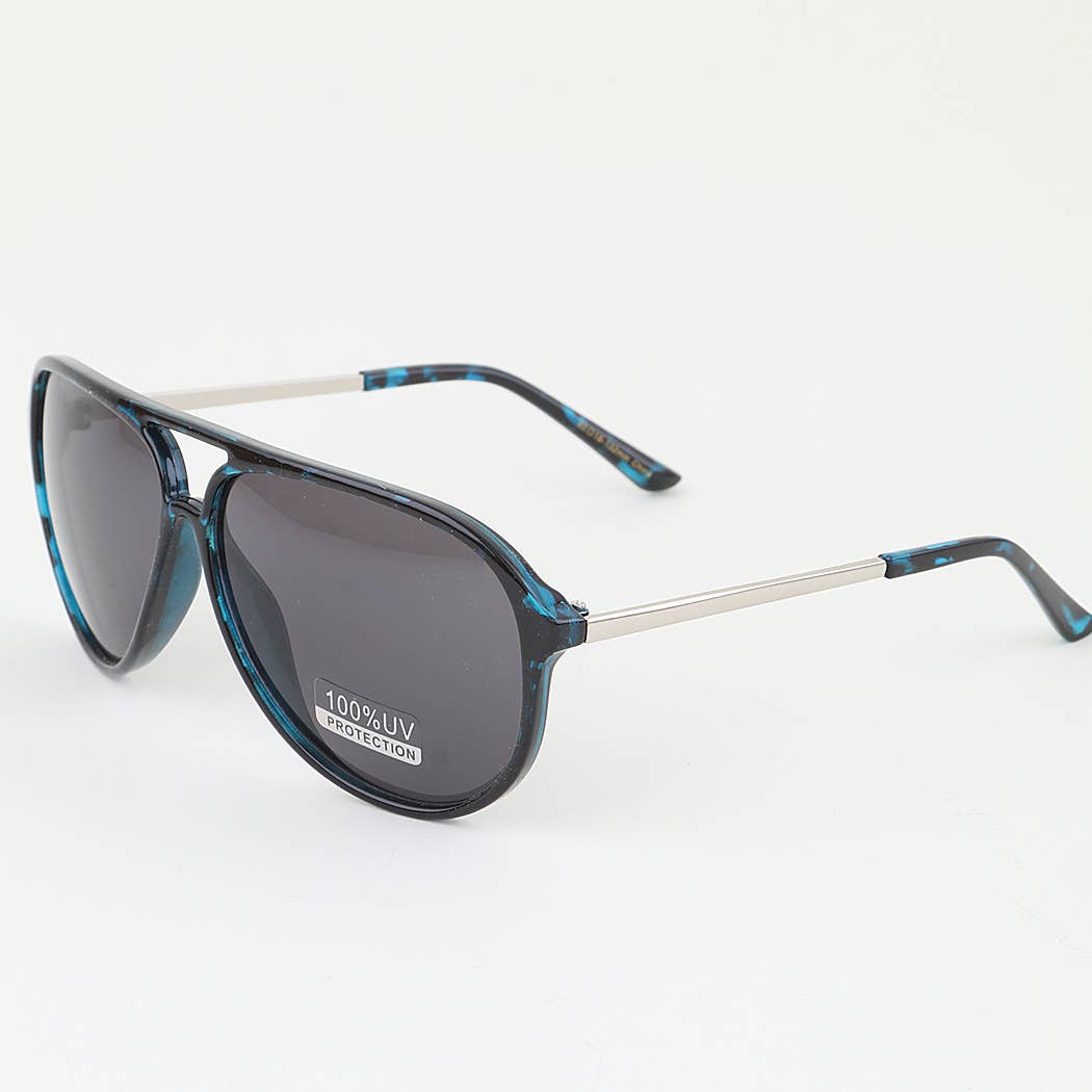 Modern Tortoise Aviator Sunglasses: MIX