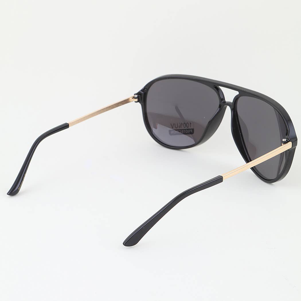 Modern Tortoise Aviator Sunglasses: MIX