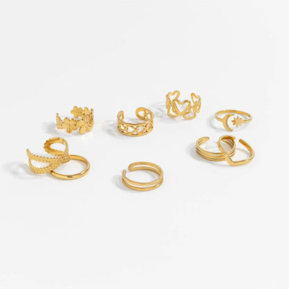 18K Gold PVD Stainless Steel Minimalist Toe Ring: Stainless