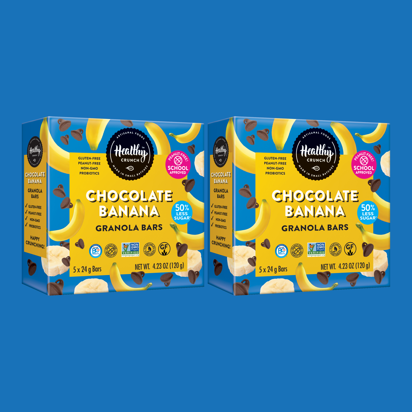 Chocolate Banana Granola Bars: 1 Box
