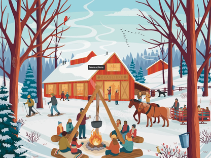 Cabane à sucre | 1000-Piece Puzzle | Designed in Canada