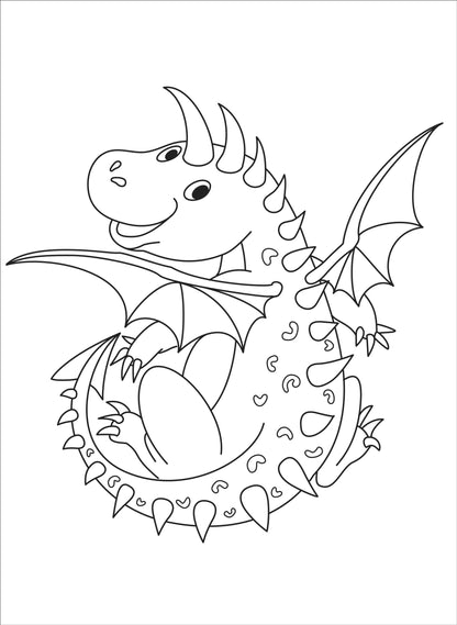 Dinosaurs Coloring Book!