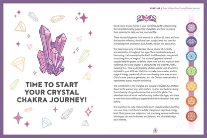 Crystals: Chakra Healing Crystals Set and Guidebook