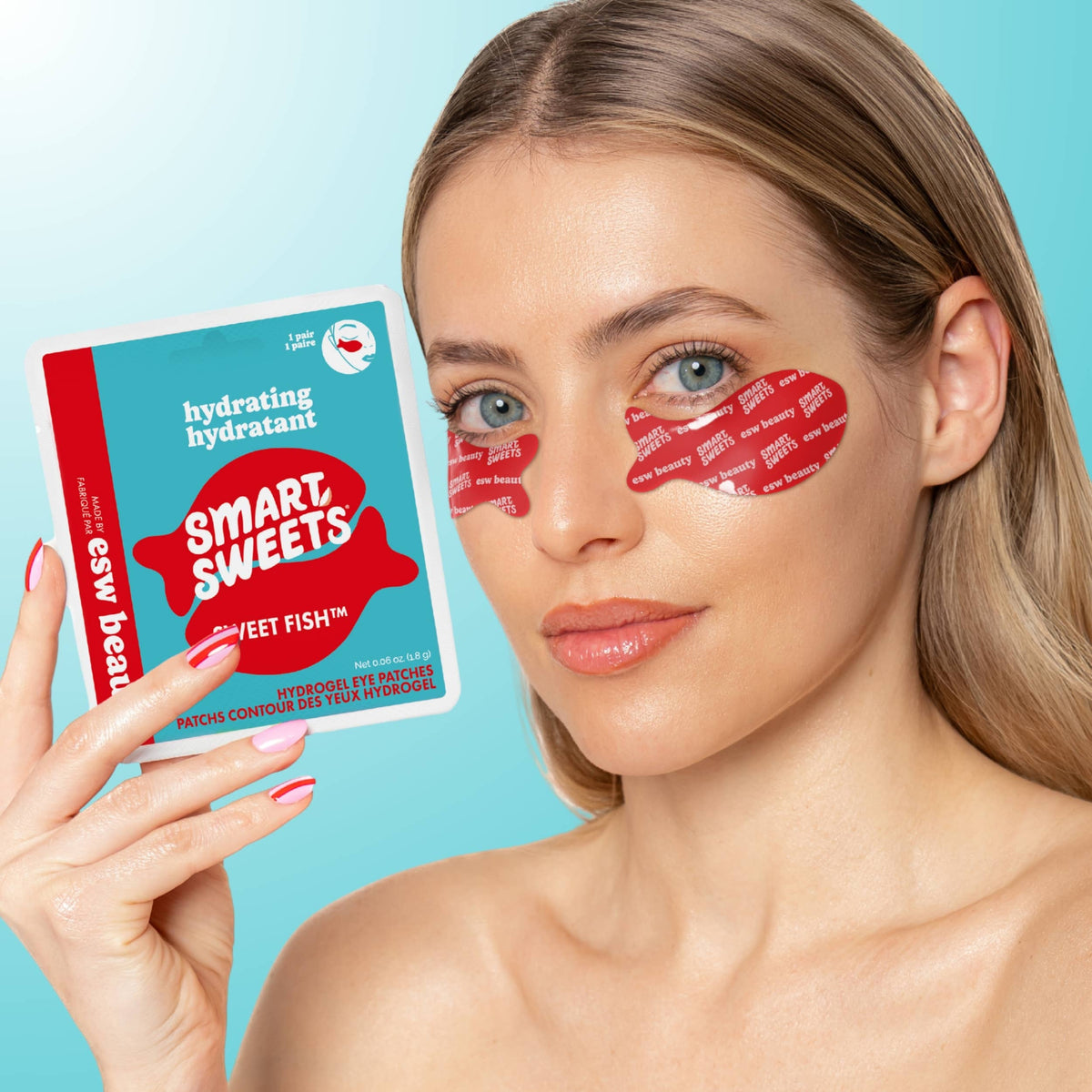 ESW x SmartSweets Hydrating Sweet Fish™ Eye Patches: 10 pc PDQ