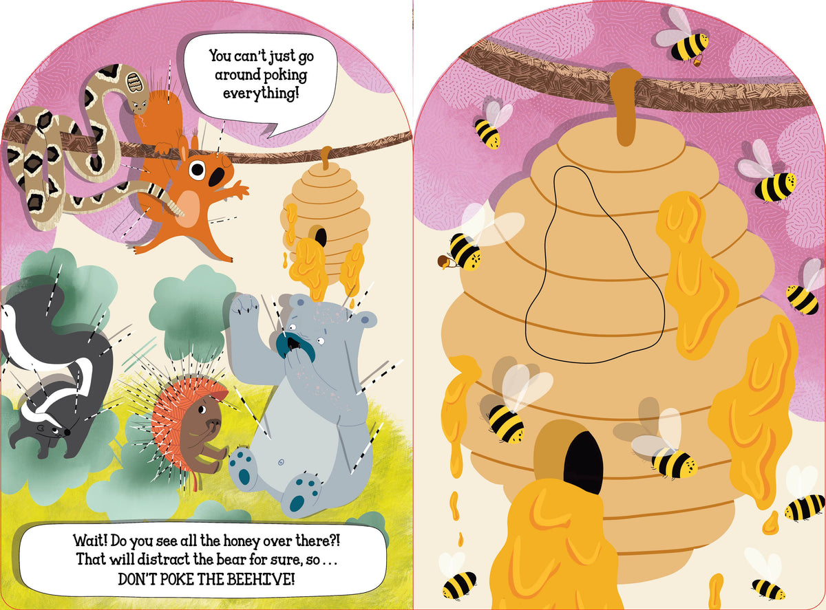 Don't Poke the Bear! Touch and Feel (board book)