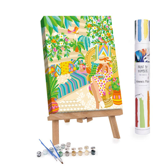 Chill in the Garden, Summer 2025 Gift Paint by Numbers