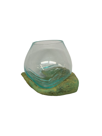 Open Hand Terrarium: Grey