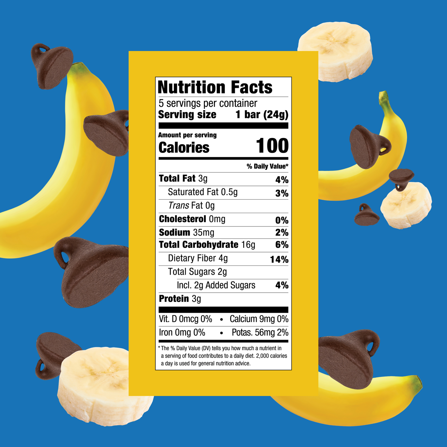Chocolate Banana Granola Bars: 1 Box